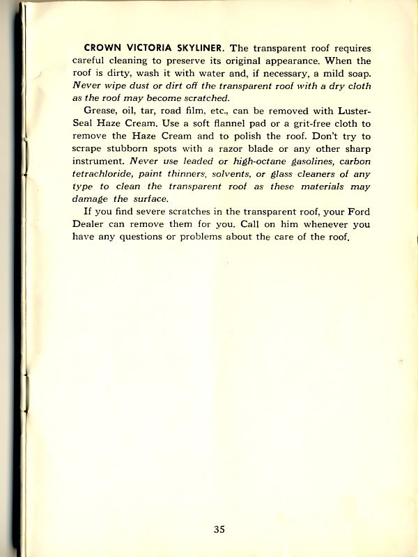 1956 Ford Owners Manual Page 27